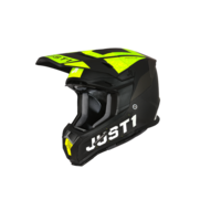 Just1 J-22 C Adrenaline Black/Yellow Matt crosshelm