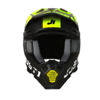 Just1 J-22 C Adrenaline Black/Yellow Matt crosshelm