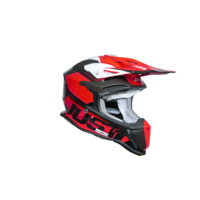 Just1 J-18 F Hexa White/Fluo Red/Black crosshelm