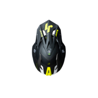 Just1 J-18 F Hexa Fluo Yellow/Black/White crosshelm