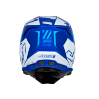 Just1 J-22 F Falcon White/Blue Crosshelm