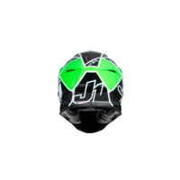 Just1 crosshelm J-39 Thruster Black/White/Fluo Green