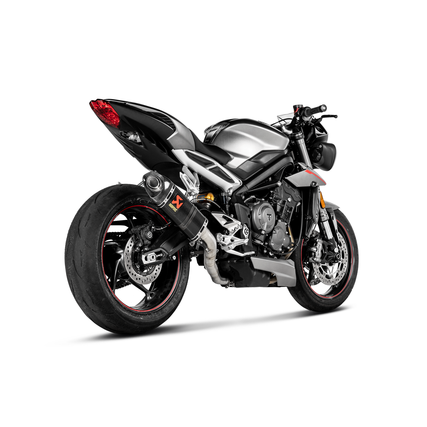 Akrapovic Slip-On Line (Carbon) Street  Triple 765 2017-19 S-T7SO1-HAPC