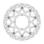 Motomaster  Supermoto Street 320mm Remschijf Kawasaki KX KXF 111039