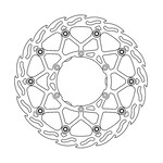 Motomaster  Supermoto Street 320mm Remschijf Yamaha Fantic 2019- 111085