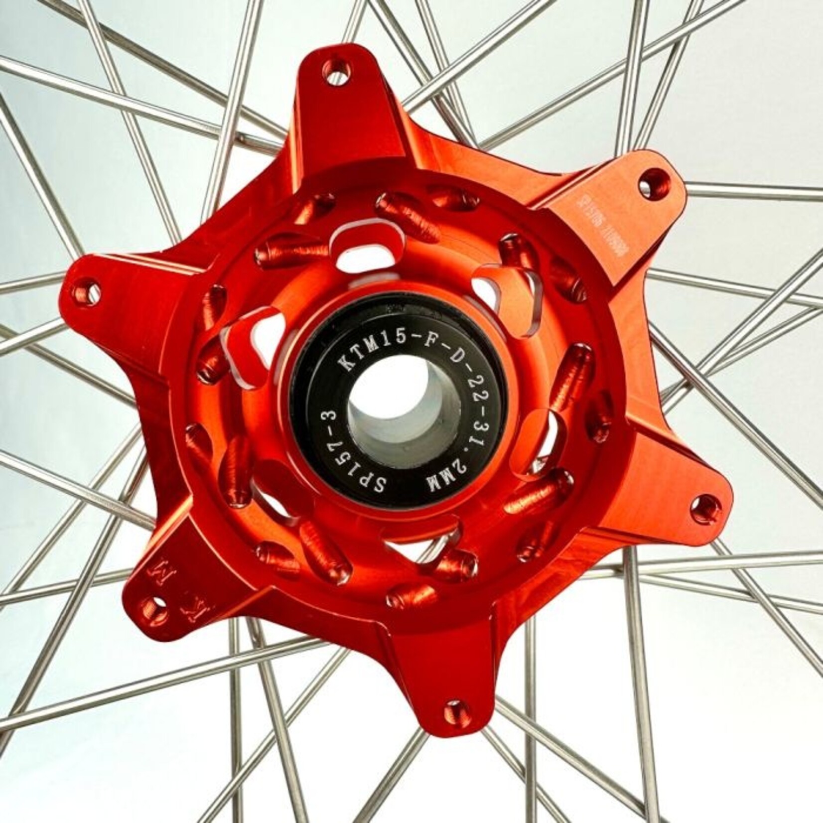 SMpro Wheels wielbussen / spacers voorwiel KTM Husqvarna GasGas 22mm