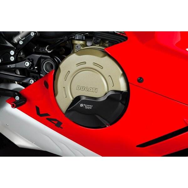 Bonamici Racing aluminium motorblok protectie Ducati Panigale V4/V4S/V4R 18-23