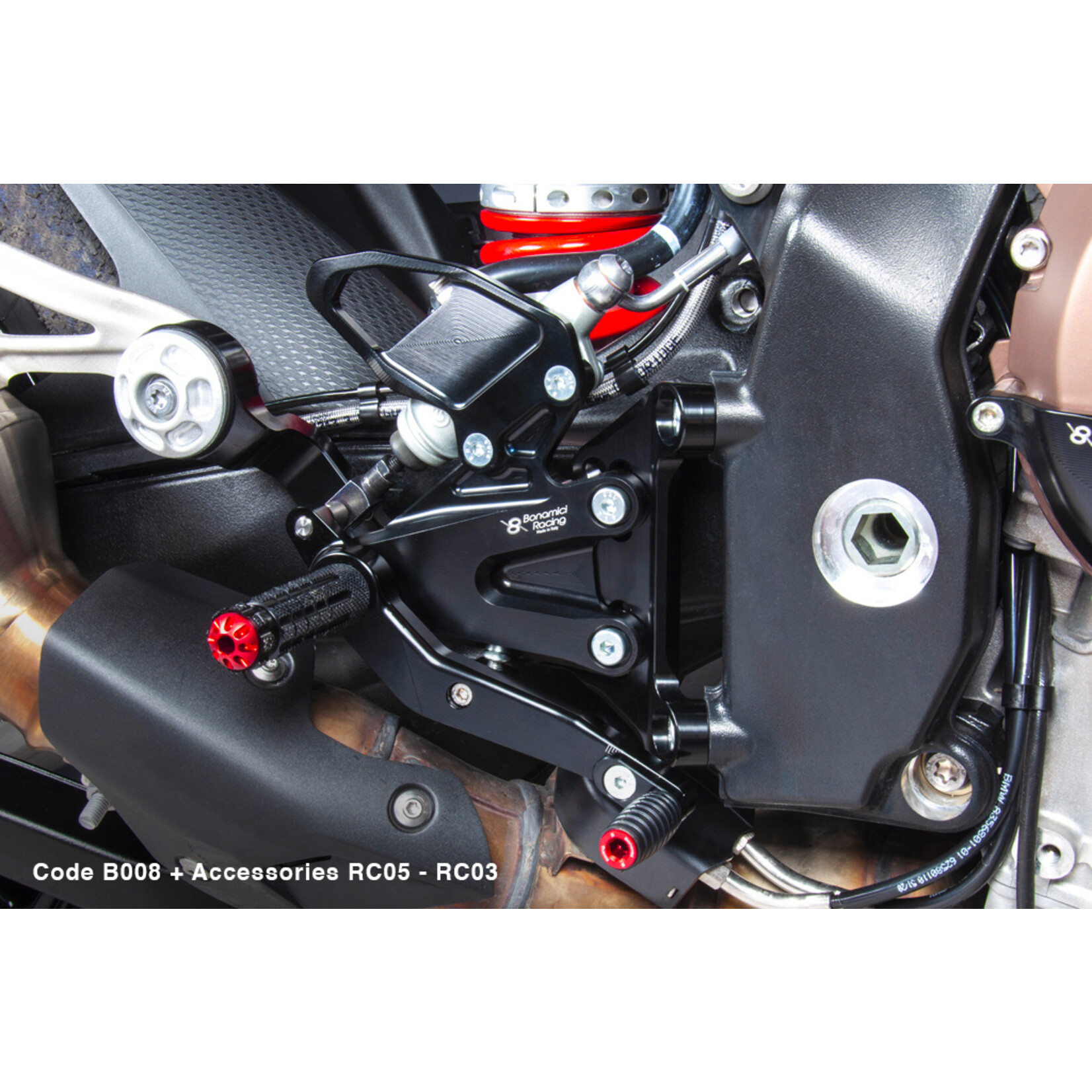 Bonamici Racing Rem-schakelset BMW S 1000 R 21-25