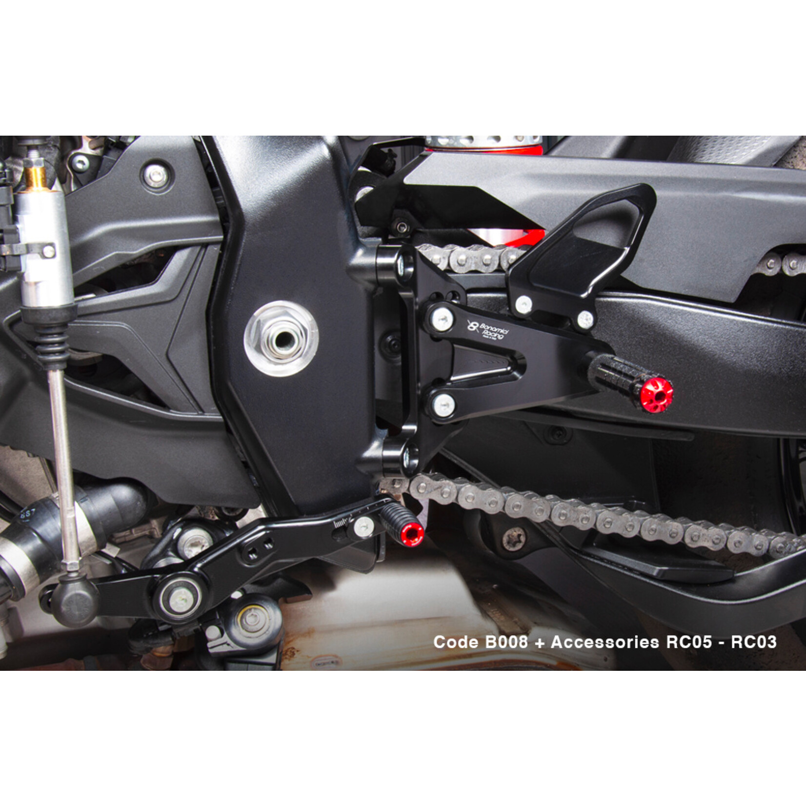 Bonamici Racing Rem-schakelset BMW S 1000 R 21-25