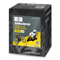 Fuchs Silkolene  Comp 4 10W-40 XP 4L Lube Cube Ester basis Semi synthetische motorolie 