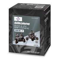 Fuchs Silkolene Quad & UTV 10W-40 4L Lube Cube