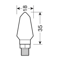 Lampa  Micro, led-hoeklampen - 12V LED Goedkeuring: E