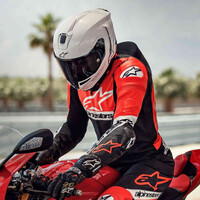 Alpinestars Supertech R10 Carbon  Wit