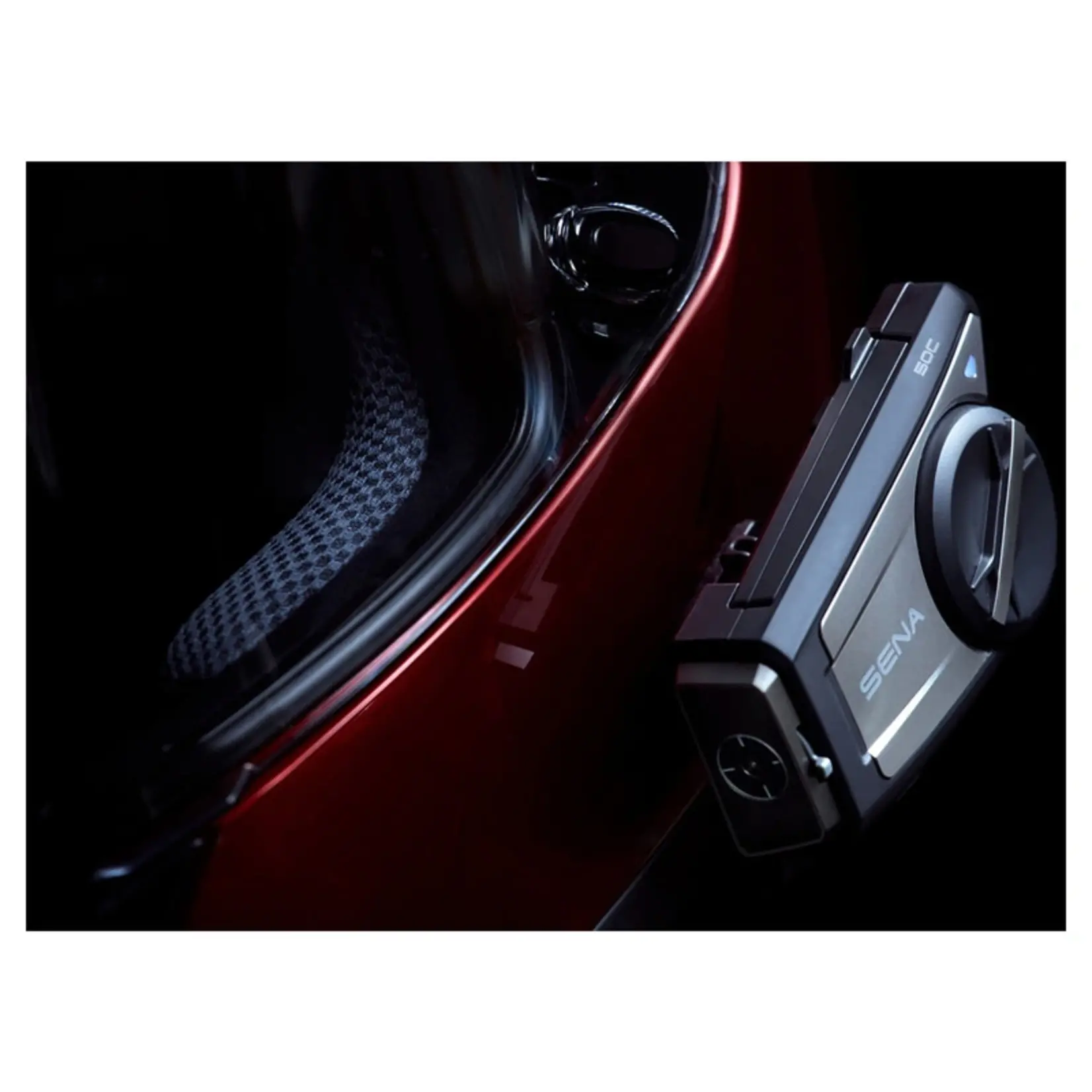 SENA 50C - Sound by Harman Kardon Single Bluetooth/Mesh Communicatiesysteem Supermoto