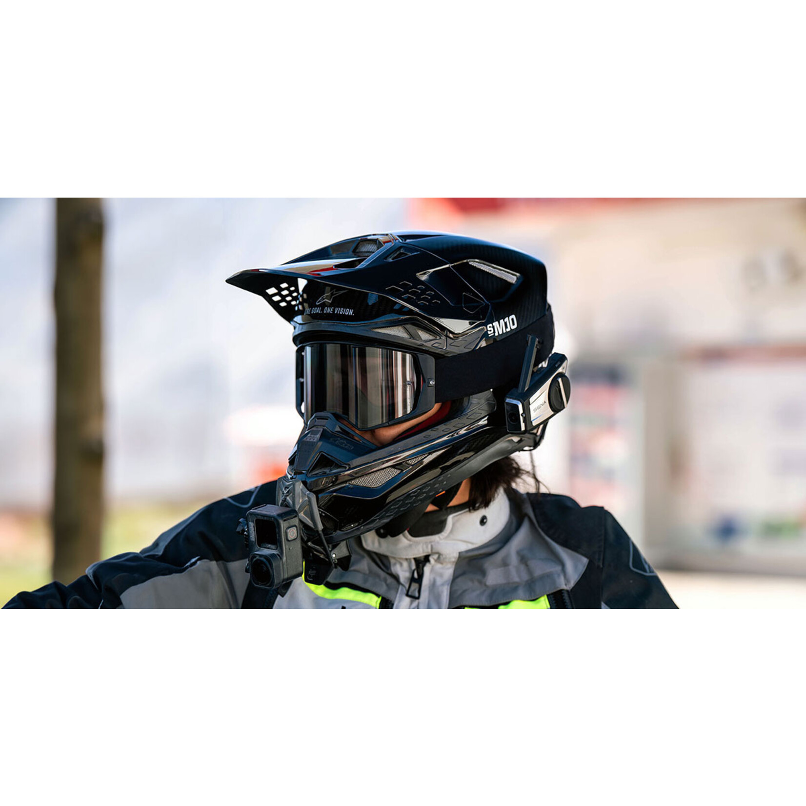 SENA 50C - Sound by Harman Kardon Single Bluetooth/Mesh Communicatiesysteem Supermoto