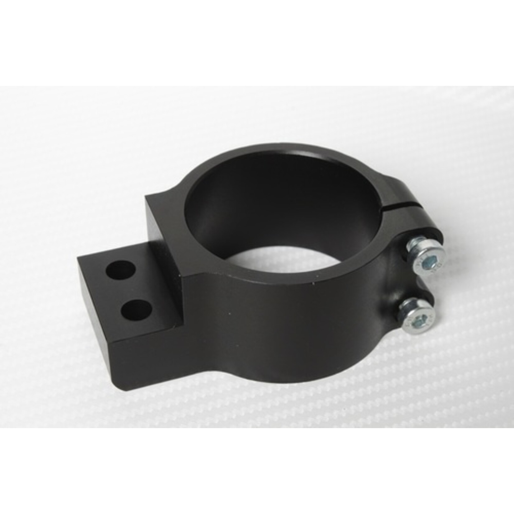 PP Tuning Clip-Ons Handlebars 50mm Type Verhoogd 28mm Verstelbaar Zwart Geanodiseerd