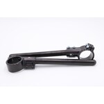 PP Tuning Clip-Ons Handlebars 50mm Clip-Ons Handlebars 50mm Tmet verstelbare greephelling, Offset 12 mm, zwart, type AGO