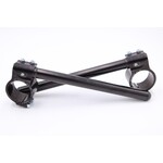 PP Tuning Clip-Ons Handlebars 50mm Type Verstelbaar Zwart Geanodiseerd