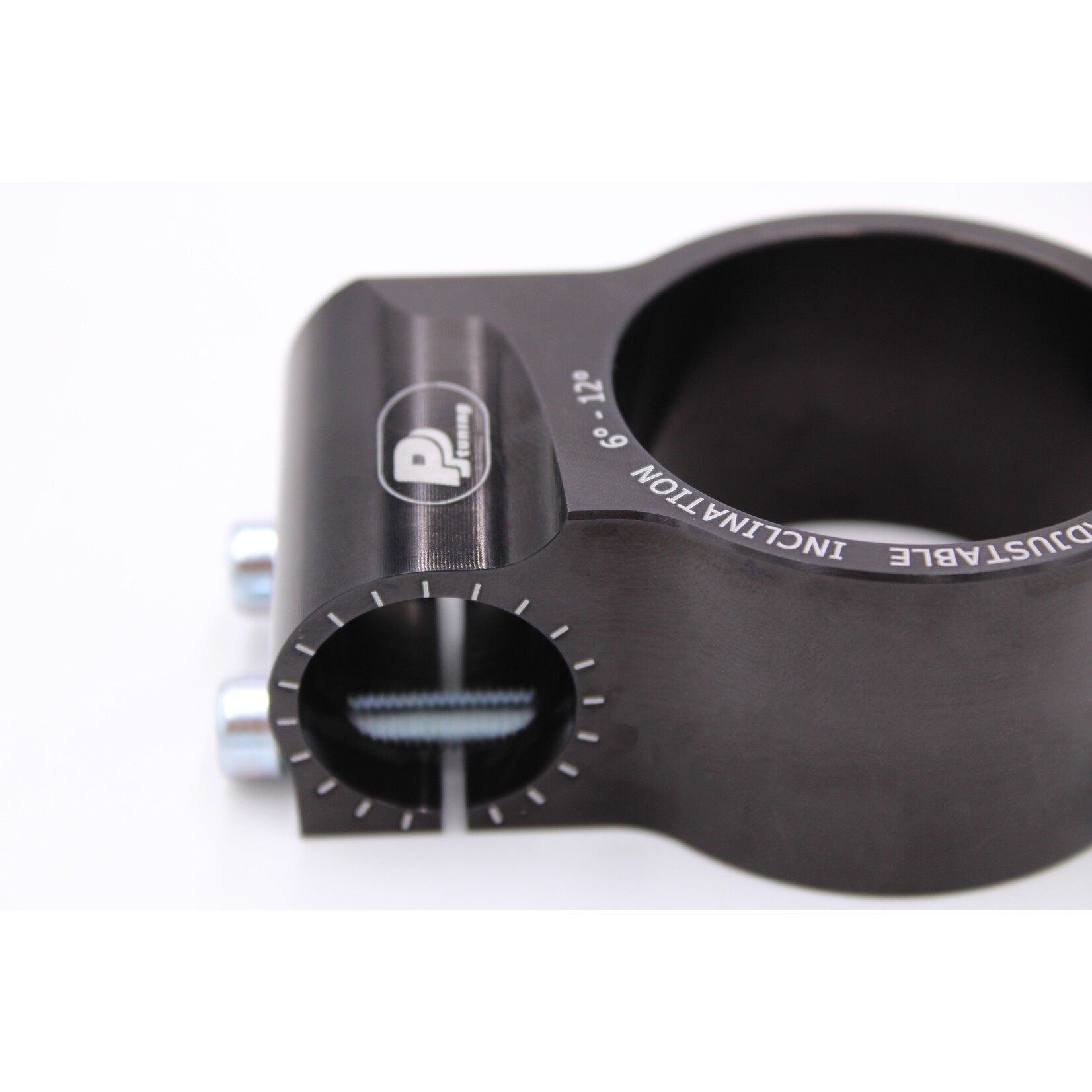 PP Tuning Clip-Ons Handlebars 50mm Type Verstelbaar Zwart Geanodiseerd