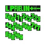 Accessori Italy pitbord nummers  36 delige set groot