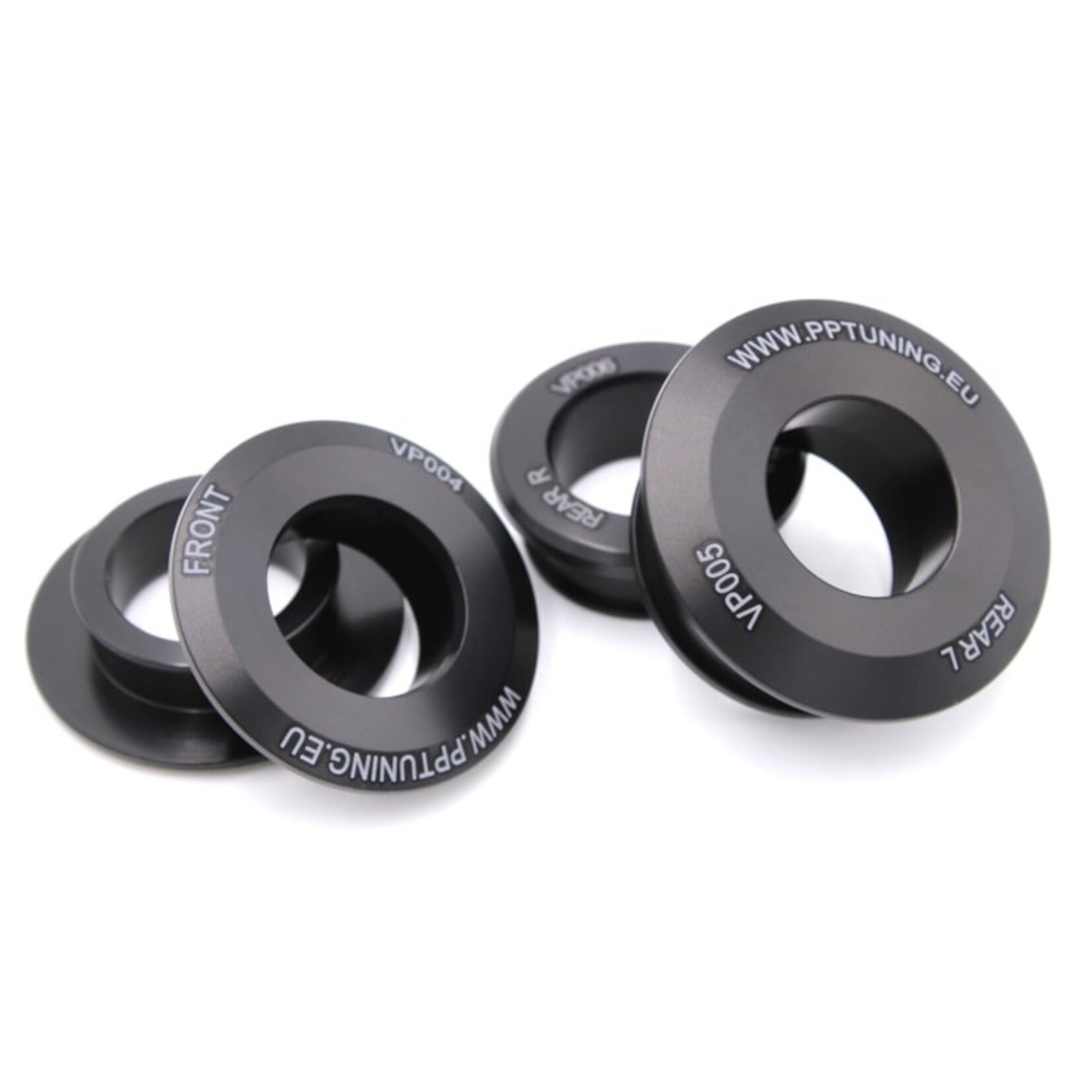 PP Tuning Vaste wielbussen – Kawasaki ZX‑6R (2007‑ ) – set voor + achter