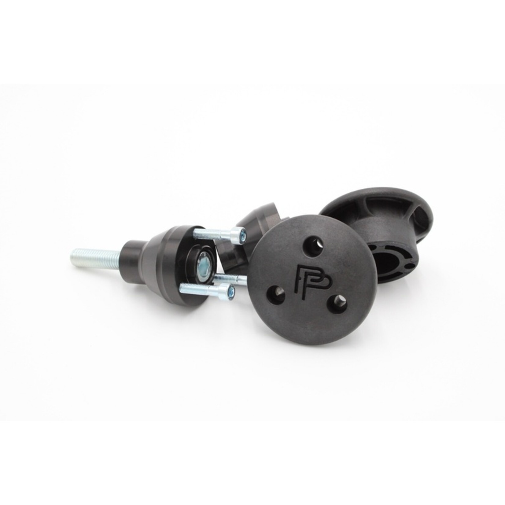 PP Tuning Crash protectors Yamaha MT09 (2017 - 2020), XSR (2016 - 2020), black/yellow – art.nr. 40411C