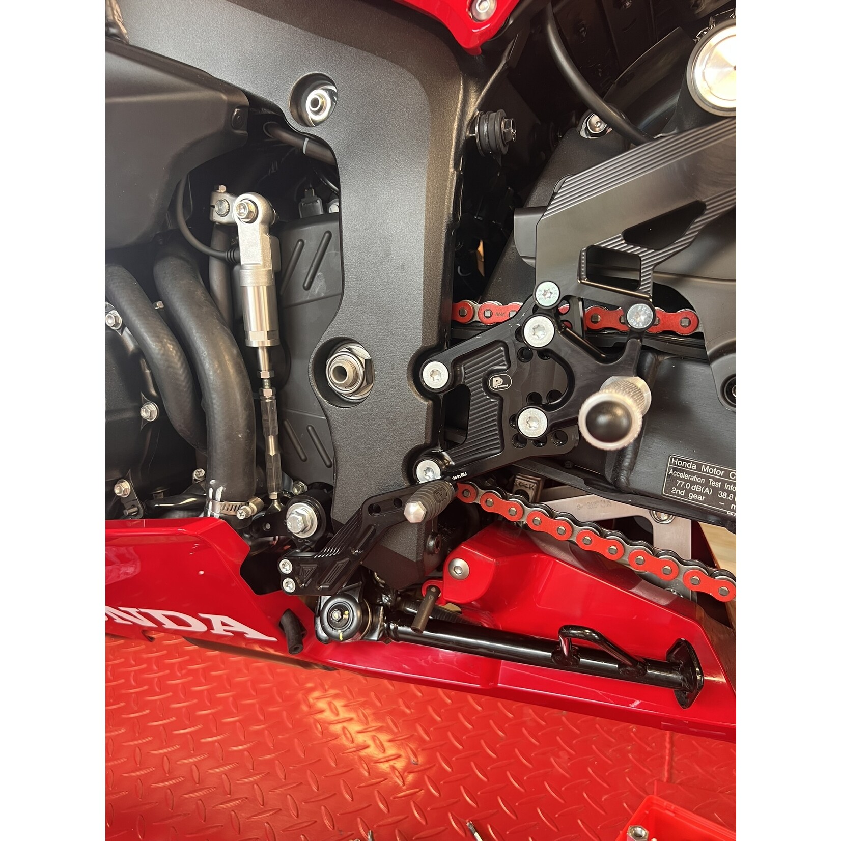 PP Tuning Remschakelset Honda CBR 600RR (2024-) met omgekeerd schakelschema – art.nr. 73701