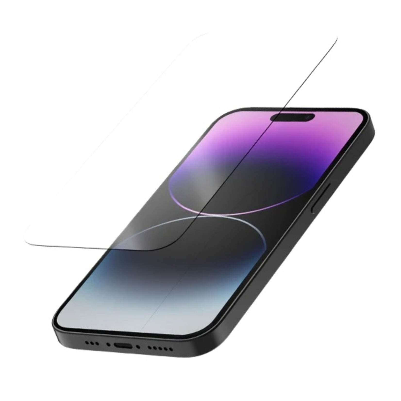 Quad Lock Gehard Glas Screenprotector - iPhone 14 Pro – Kristalhelder & Krasvast