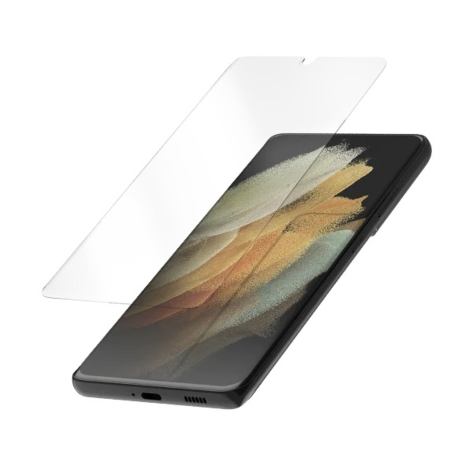Quad Lock TPU Screenprotector (set van 2) 2 Flexible TPU Films - Samsung Galaxy S21 Ultra – Buigzaam & Zelfherstellend