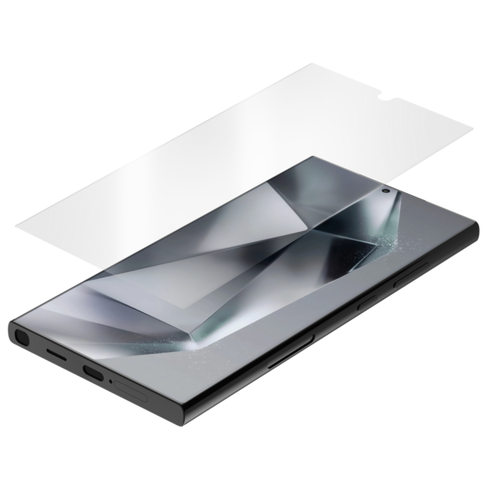 Quad Lock TPU Screenprotector (set van 2) 2 Flexible TPU Films - Samsung Galaxy S24 Ultra – Buigzaam & Zelfherstellend