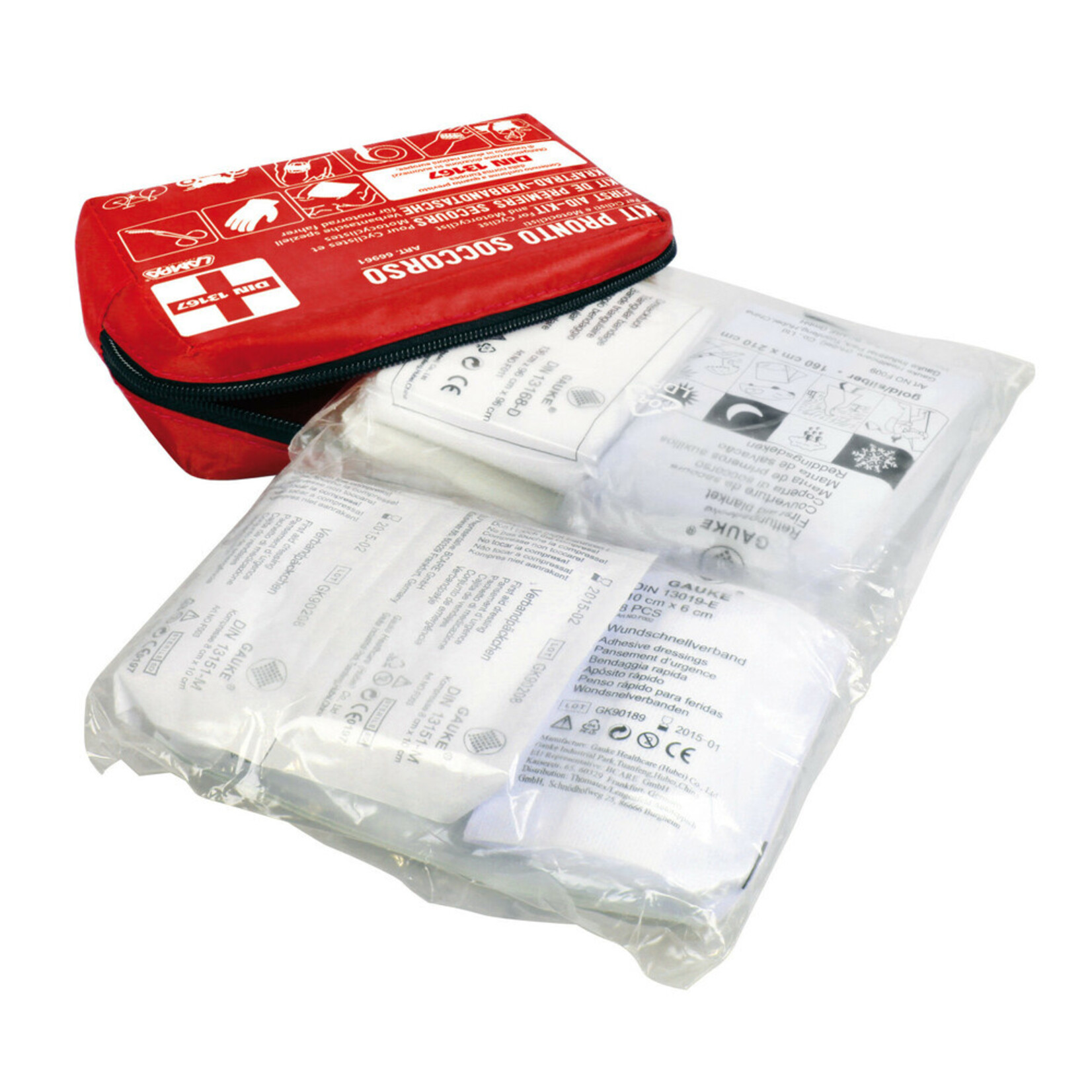 Lampa  FIRST AID KIT FOR MOTORCYCLIST DIN 13167