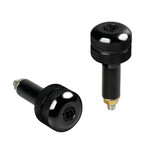 Lampa  BAR ENDS BLACK COLOUR PAIR 13/17MM FITTING