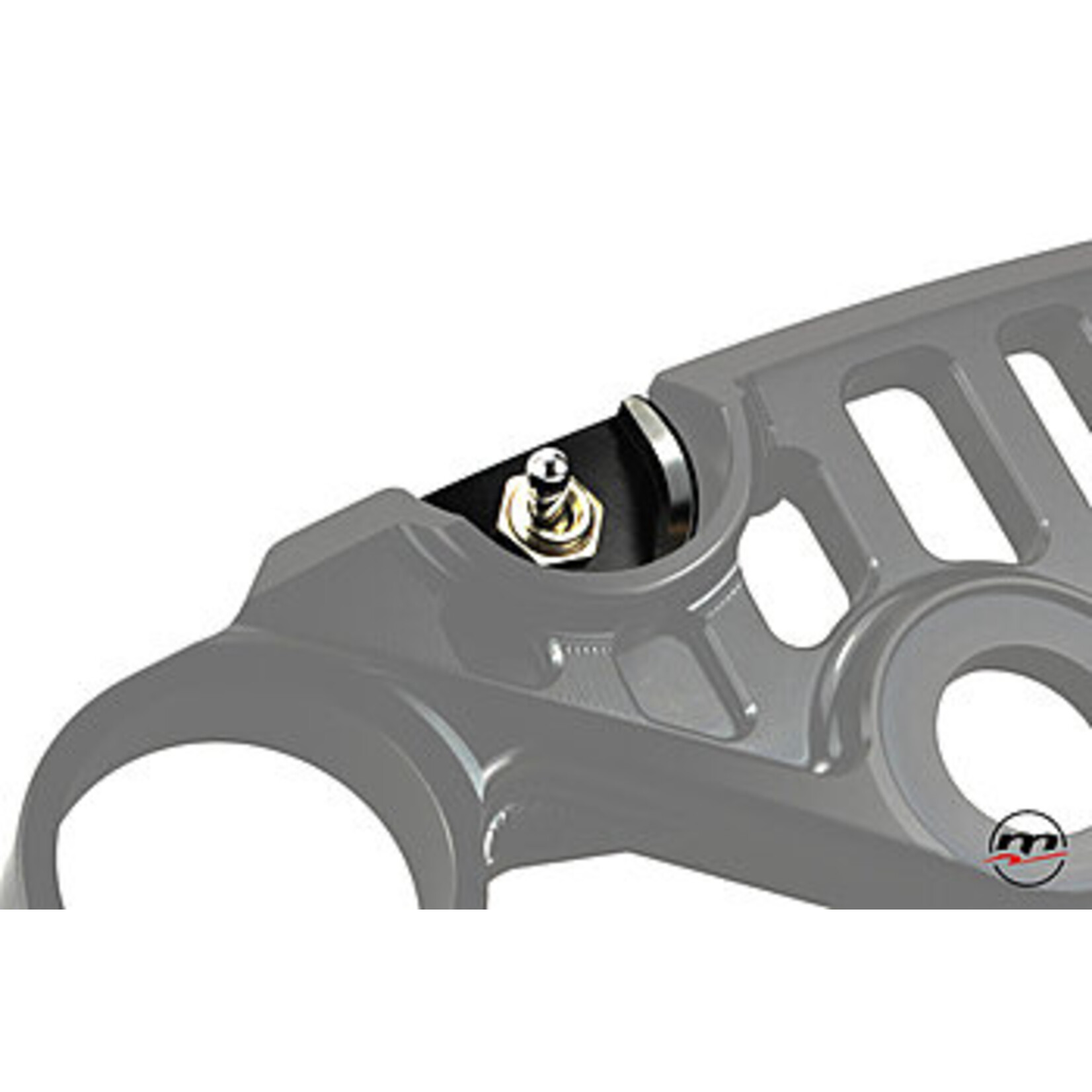 Melotti Racing Yamaha R1 07-21 R6 06-21 SWITCH + SUPPORT FOR RD TOP YOKE