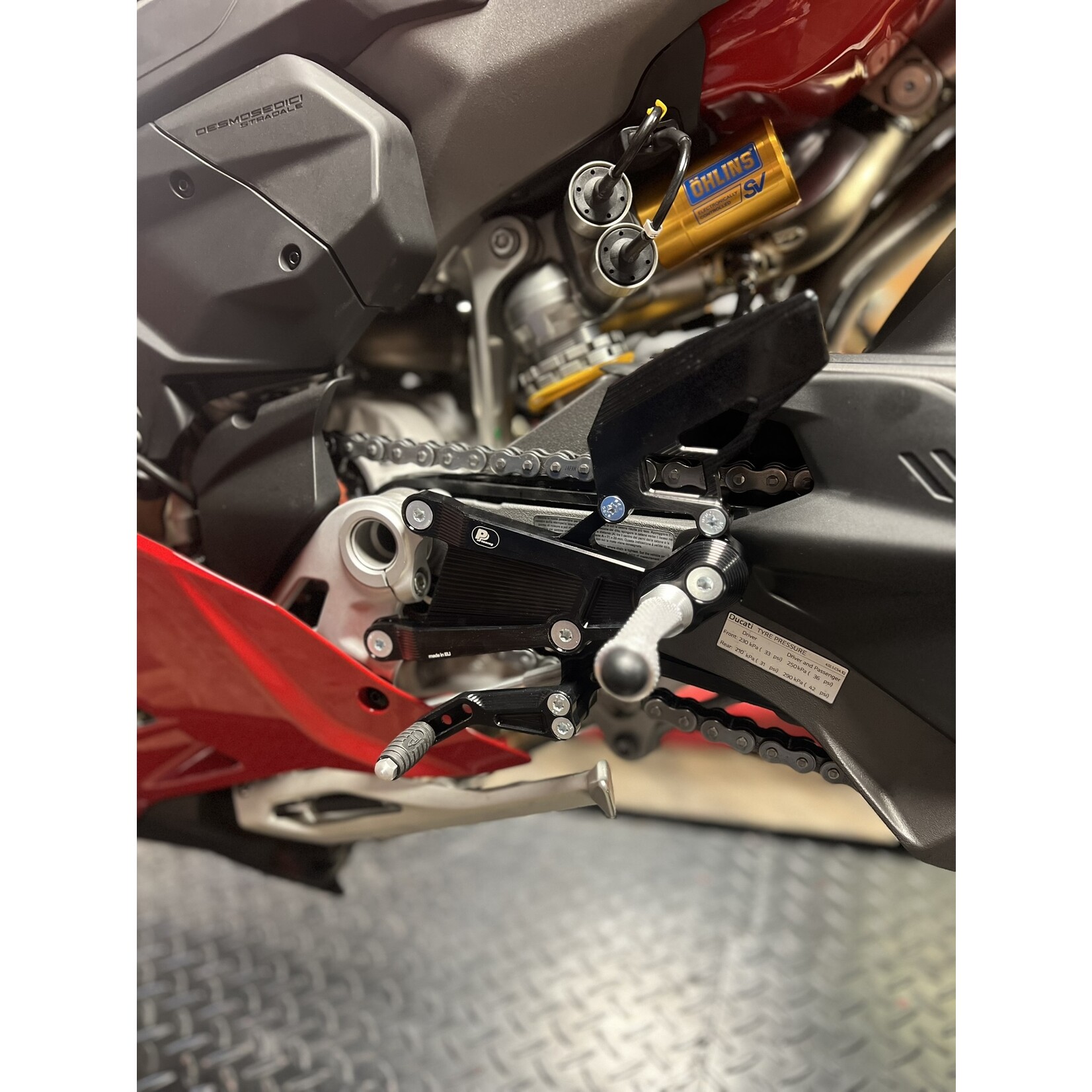 PP Tuning Volledig instelbare rearset Ducati Panigale V4 / S / V4R (2025-)