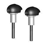 GB RACING Bullet Crash Protectors Set Black Suzuki GSX-R1000
