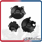 GB RACING Engine Cover Protection-Set Alternator/Clutch/Pulse Black Honda CBR1000R/RR