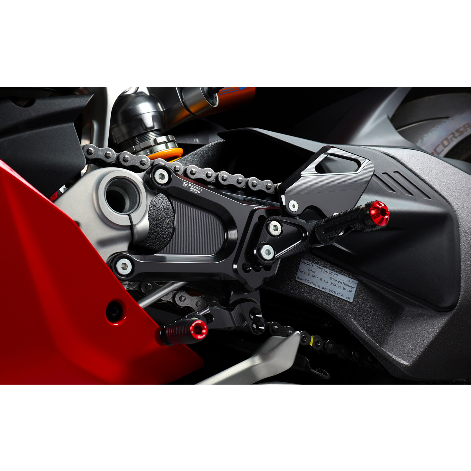 Bonamici Racing Rem-schakelset Ducati Panigale V4 - V4S 2025