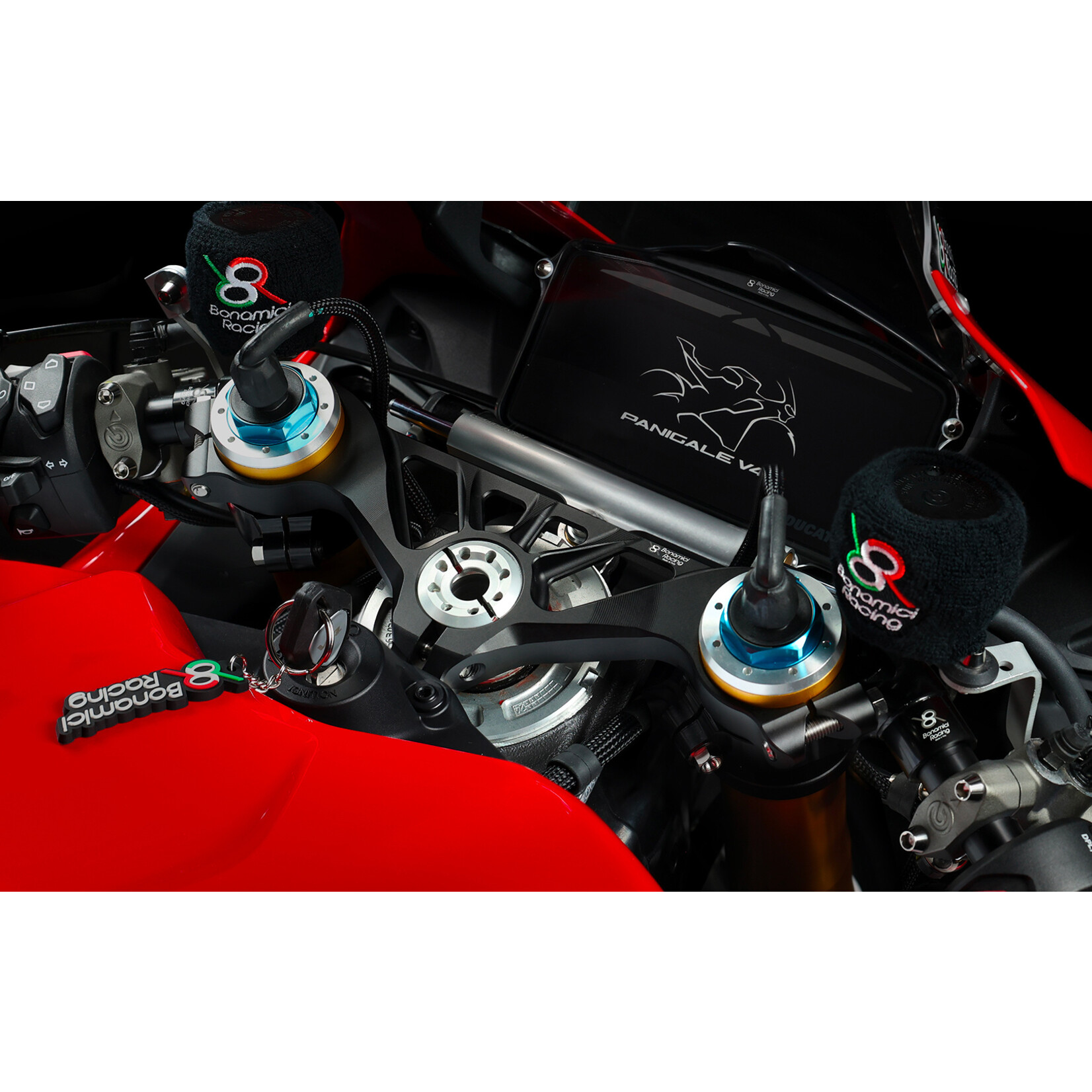 Bonamici Racing bovenste kroonplaat Ducati Panigale V4 2025