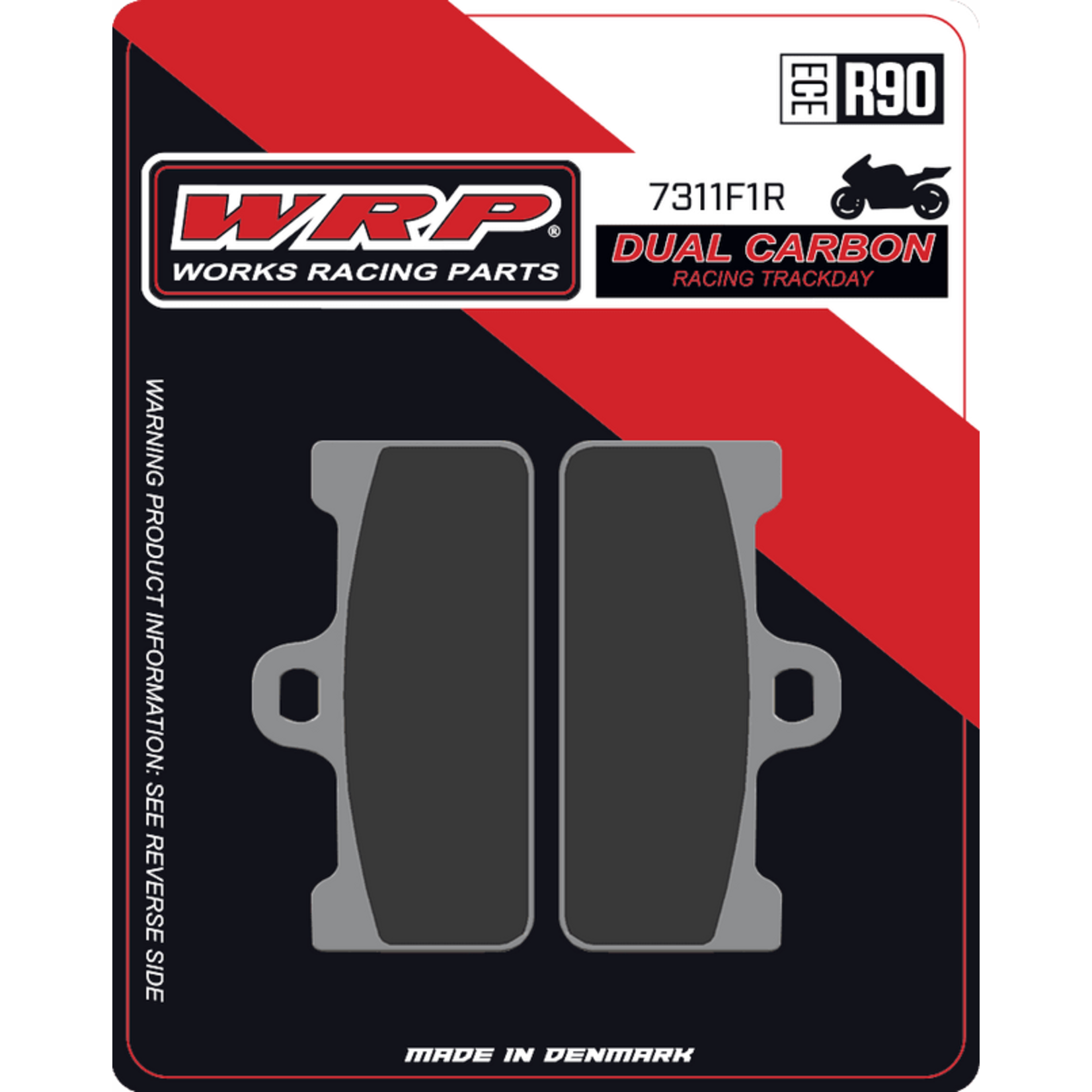 WRP Remblokken Dual Carbon Racing / Circuit 7311 F1R (Brembo P4 Calipers)
