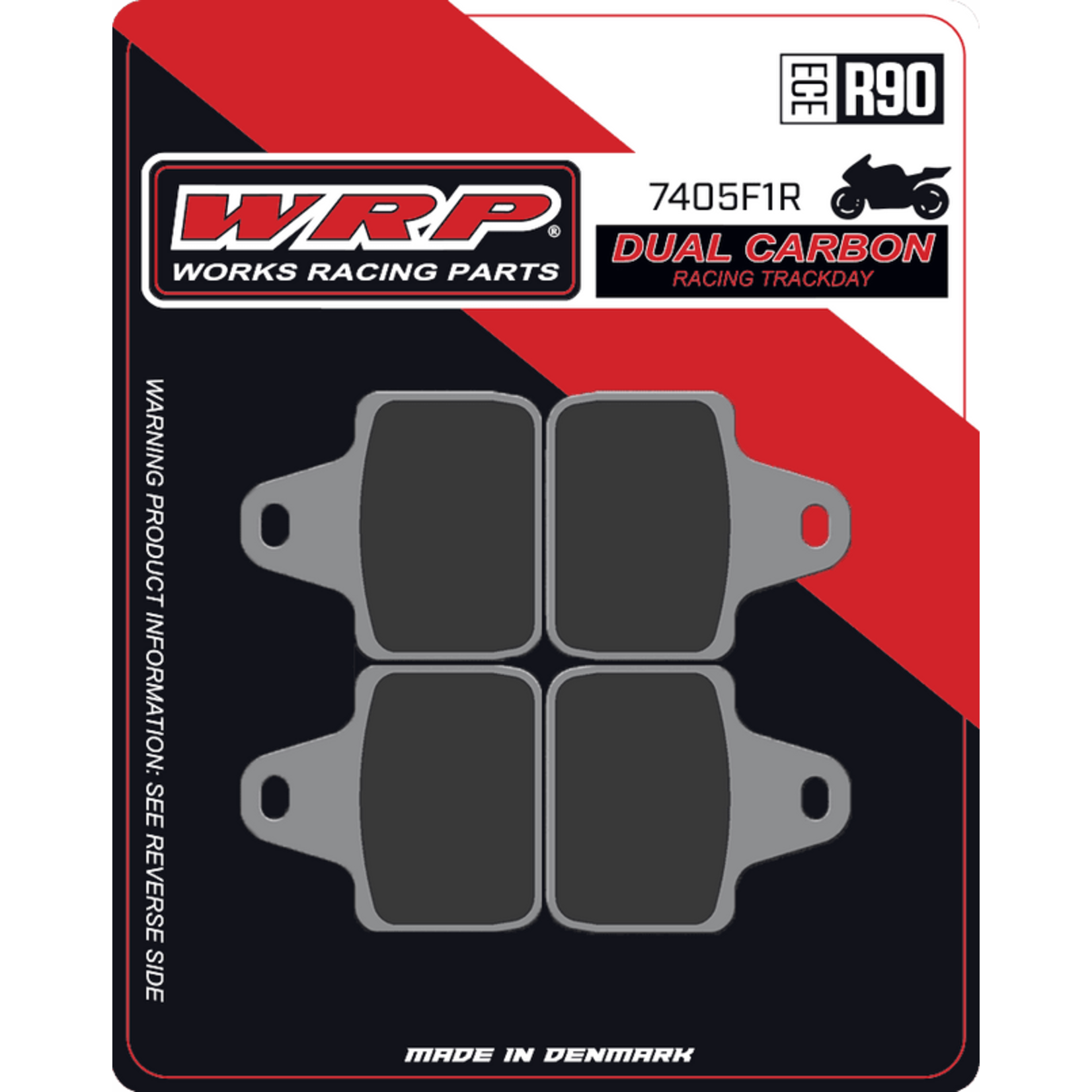 WRP Remblokken Dual Carbon Racing / Circuit 7405 F1R (Accossato Calipers)