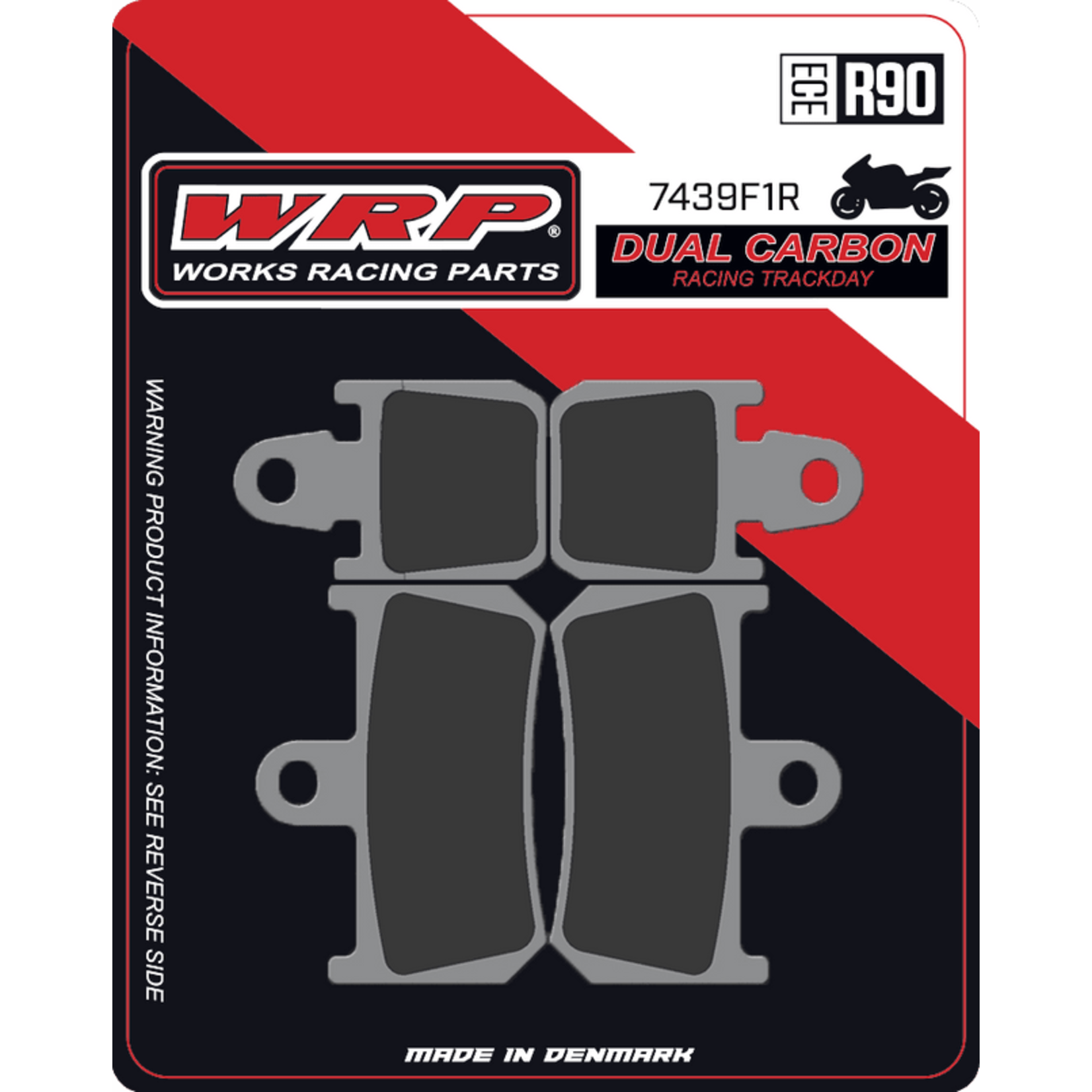 WRP Remblokken Dual Carbon Racing / Circuit 7439 F1R - Front