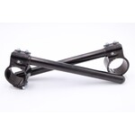 PP Tuning Clip-Ons Handlebars 55mm Type Verstelbaar Zwart Geanodiseerd