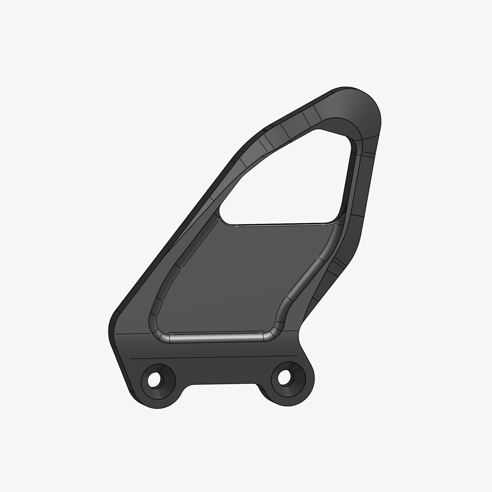 Bonamici Racing Heel plate left side for A006 - B007 - B008 - B009 - KT04