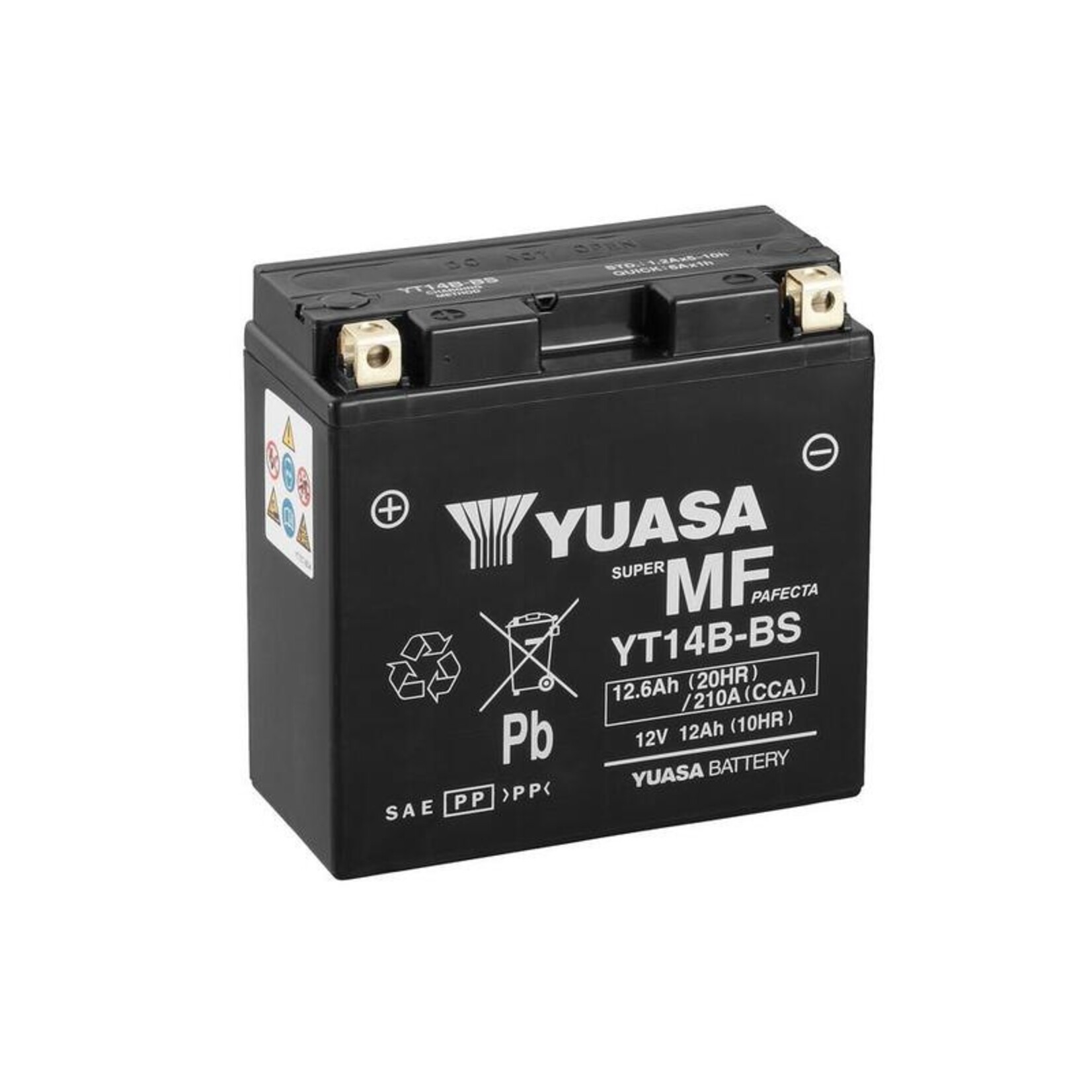 YUASA  Battery Maintenance Free Factory Activated - YT14B FA