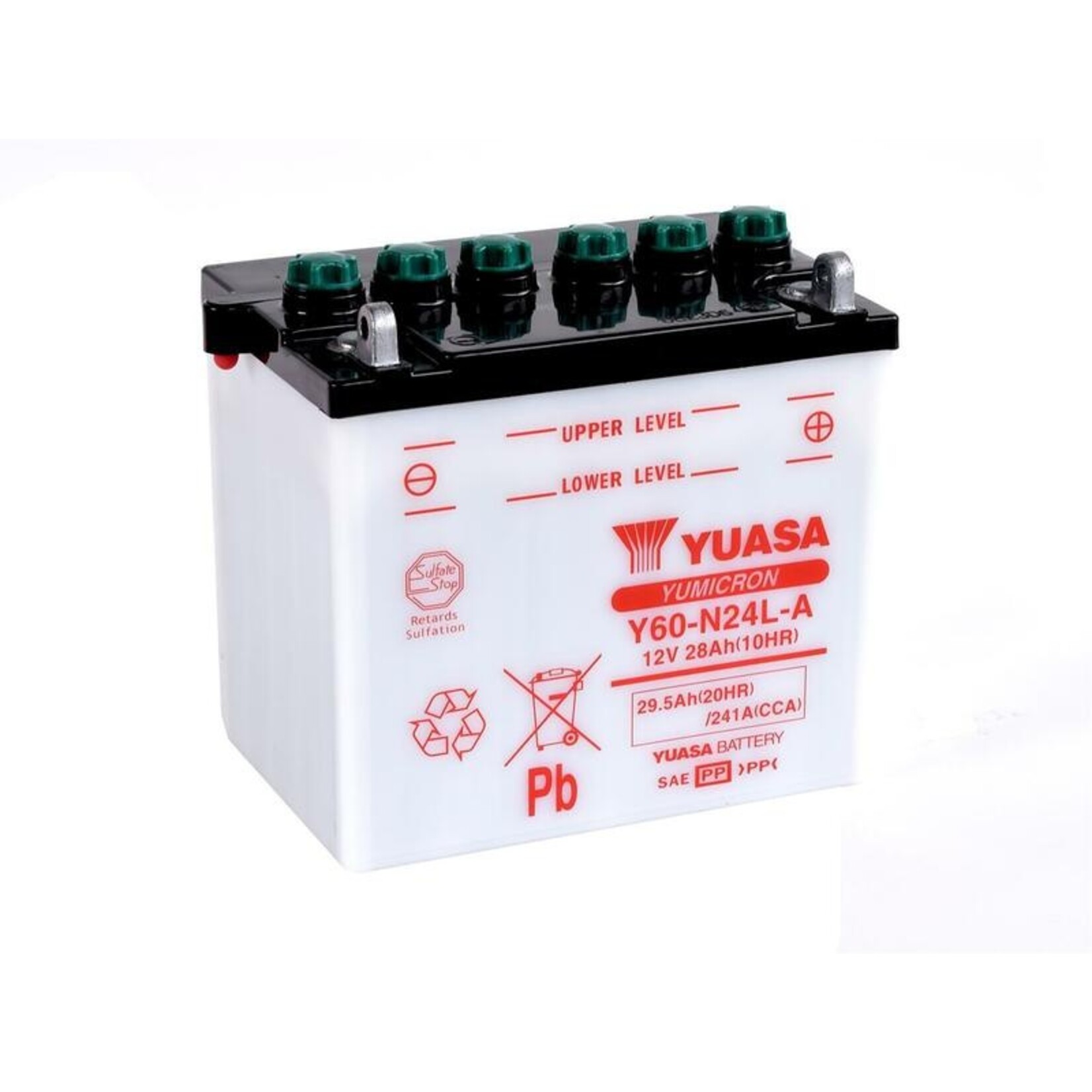 YUASA Accu Conventioneel zonder zuurpakket - Y60-N24L-A