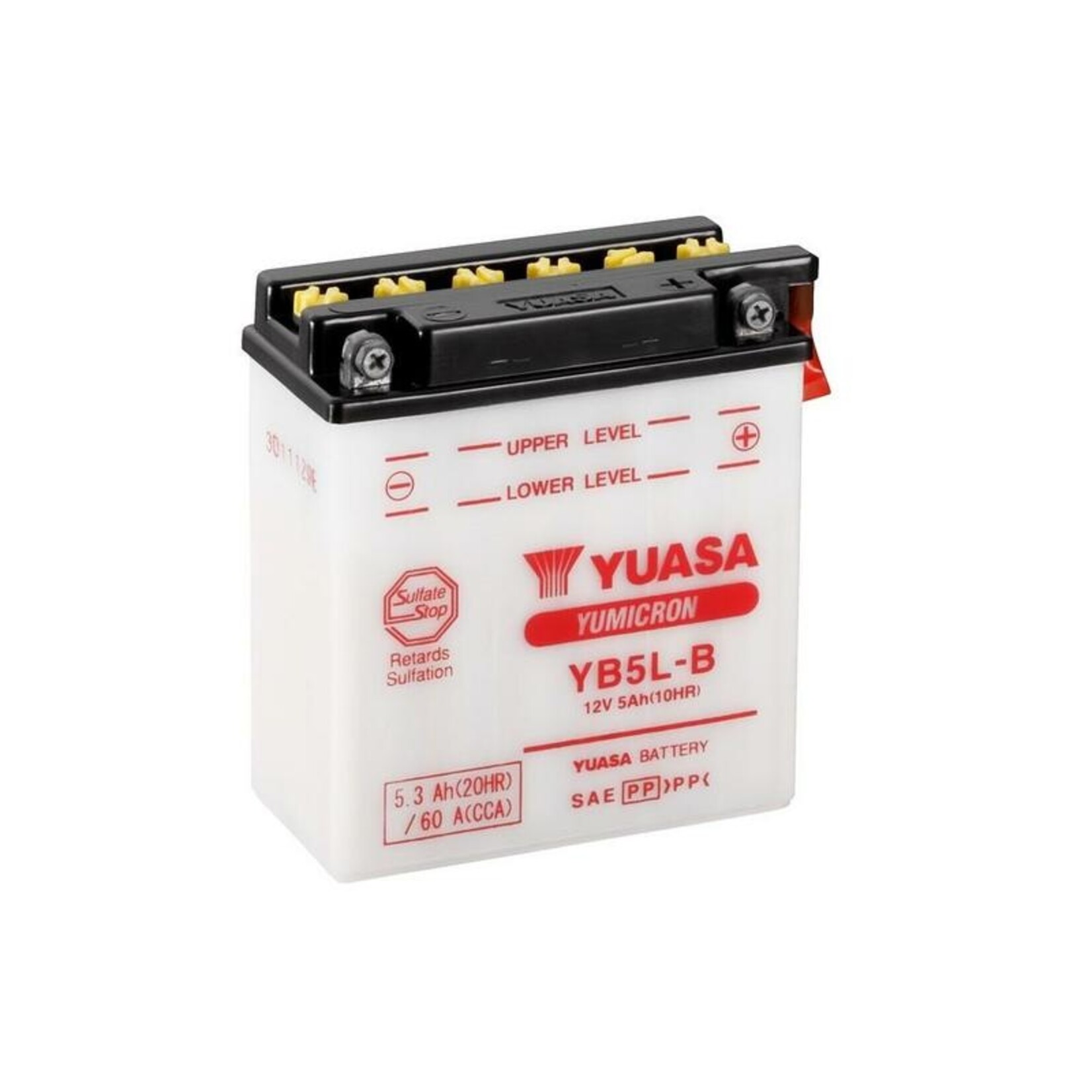 YUASA Accu Conventioneel met zuurpakket - YB5L-B