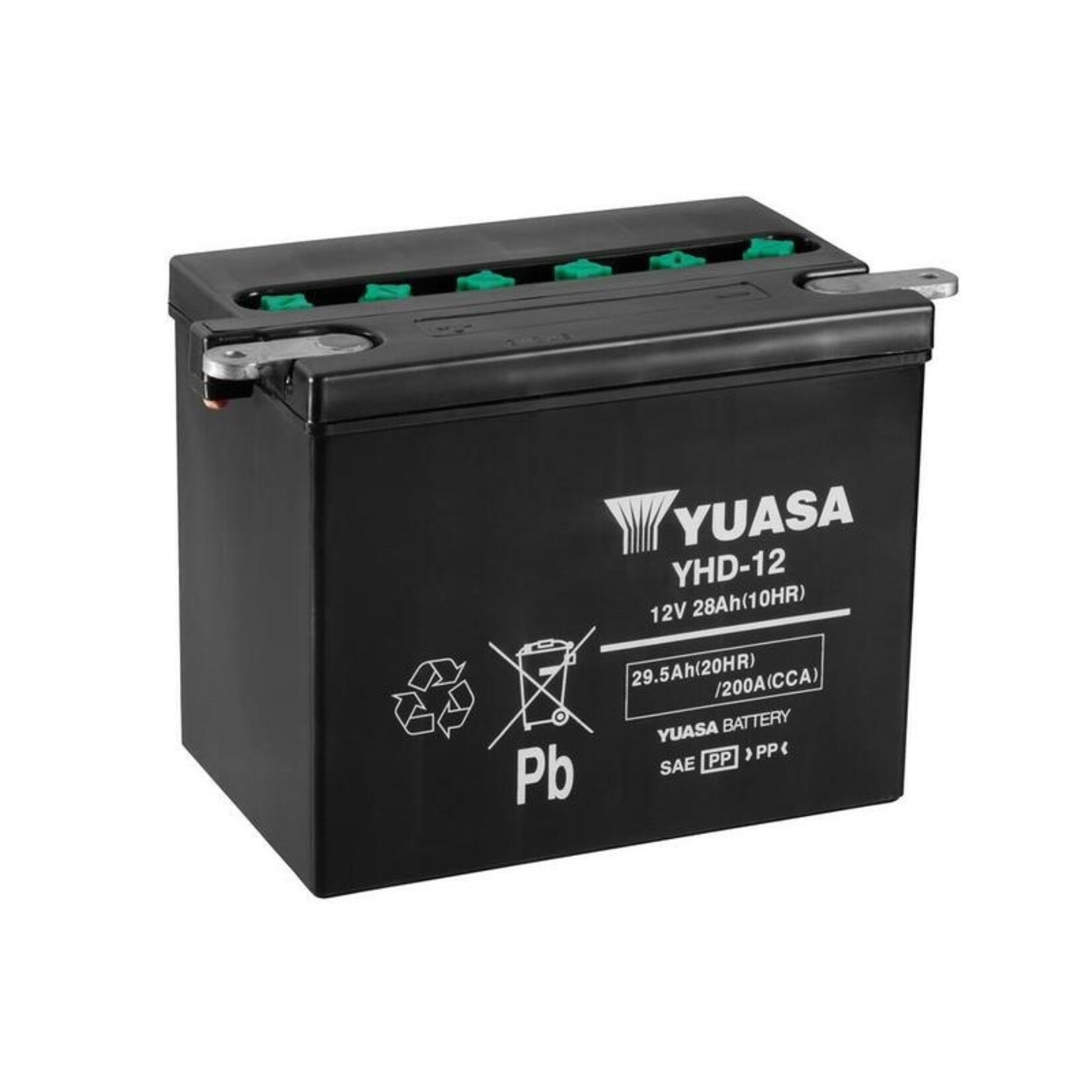 YUASA Accu Conventioneel zonder zuurpakket - YHD-12