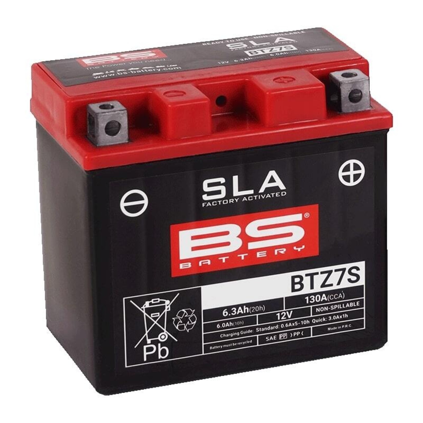 BS BATTERY Accu SLA Accu Onderhoudsvrij - BTZ7S
