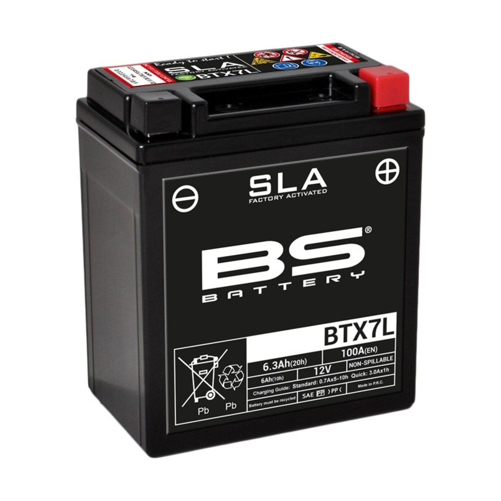 BS BATTERY SLA Accu Onderhoudsvrij - BTX7L