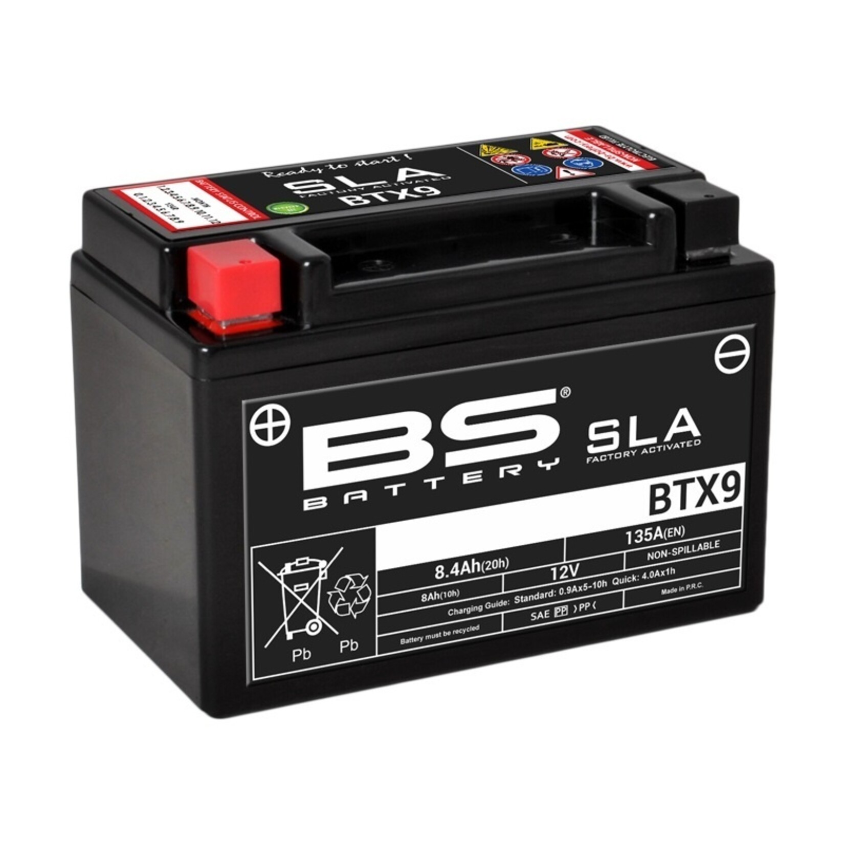 BS BATTERY SLA Accu Onderhoudsvrij - BTX9